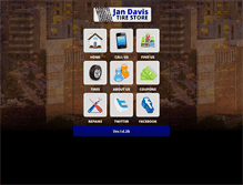 Tablet Screenshot of jandavistire.com